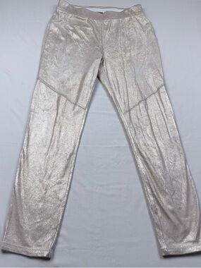 Free People Metallic Shimmer Leggings